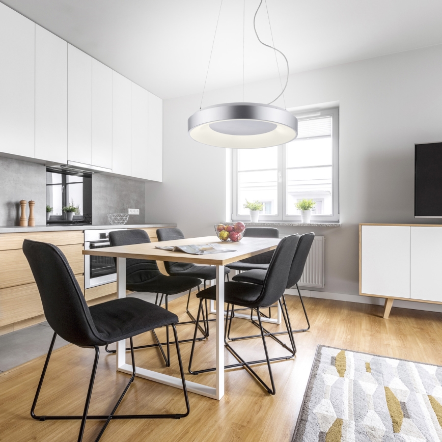 JUST LIGHT. 17075-21 - LED prigušivački luster na užetu KETO ANIKA LED/26,5W/230V 2700-5000K + daljinski upravljač