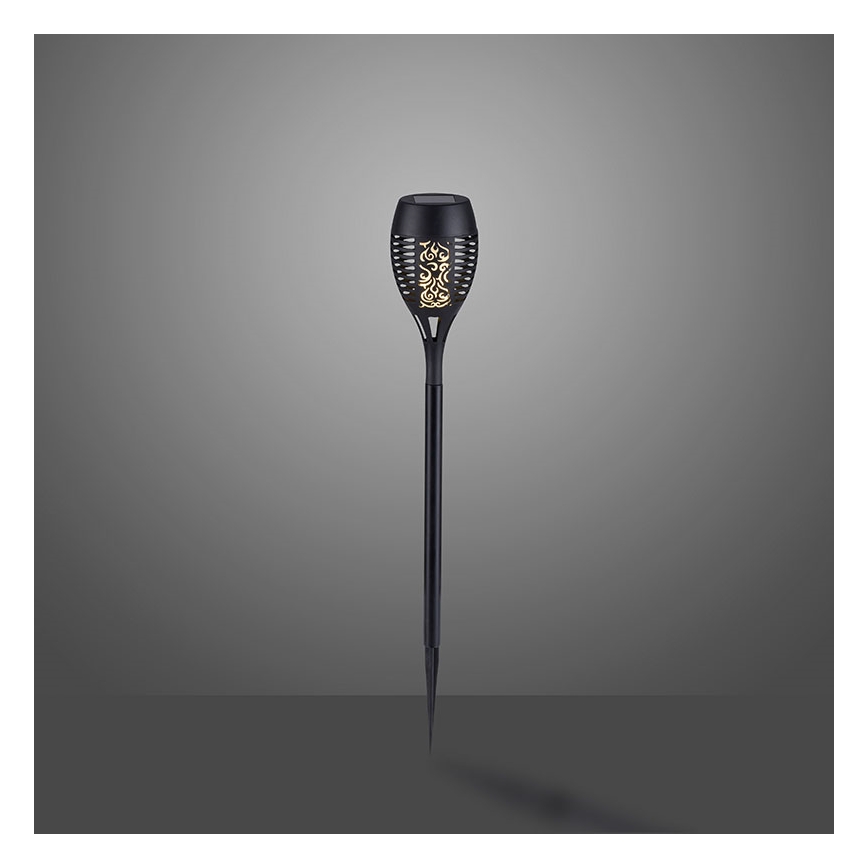 JUST LIGHT. 19106-18-3 - SET 3x LED Solarna svjetiljka FACKEL LED/0,24W/3,7V IP44 crna