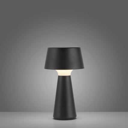 JUST LIGHT. 19260-18 - LED Prigušiva dodirna vanjska lampa ABERA LED/3W/3,7V 2000 mAh USB IP54 crna