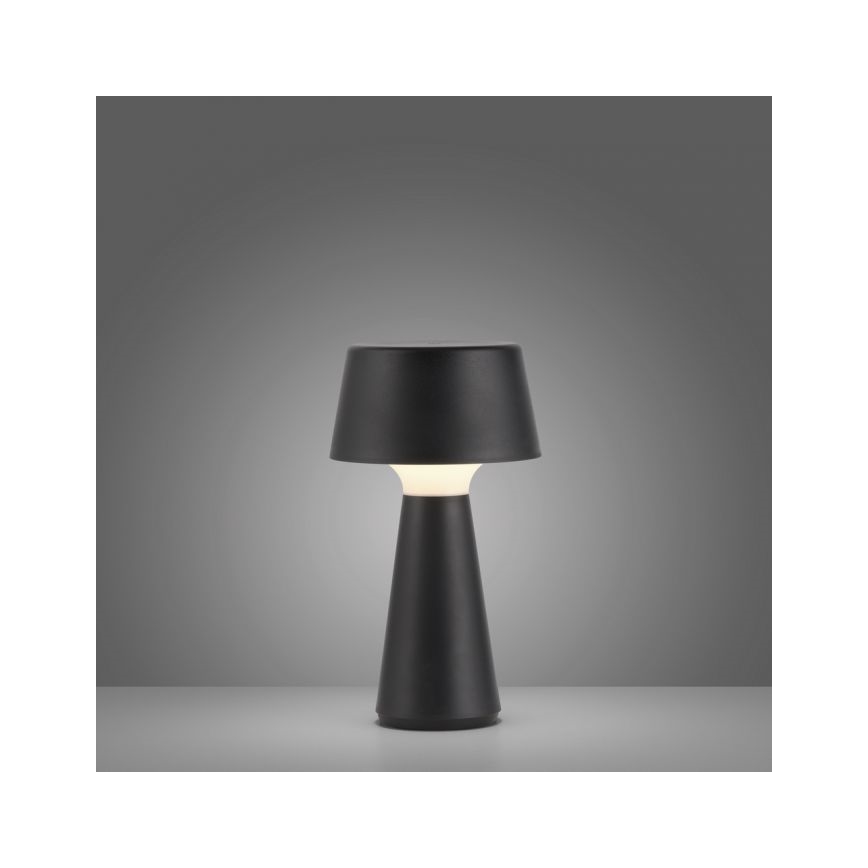 JUST LIGHT. 19260-18 - LED Prigušiva dodirna vanjska lampa ABERA LED/3W/3,7V 2000 mAh USB IP54 crna