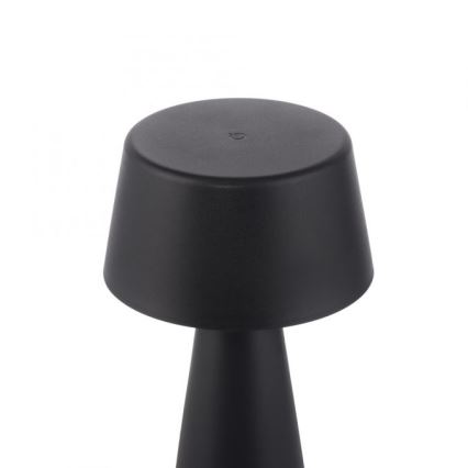 JUST LIGHT. 19260-18 - LED Prigušiva dodirna vanjska lampa ABERA LED/3W/3,7V 2000 mAh USB IP54 crna