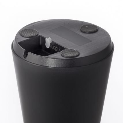 JUST LIGHT. 19260-18 - LED Prigušiva dodirna vanjska lampa ABERA LED/3W/3,7V 2000 mAh USB IP54 crna