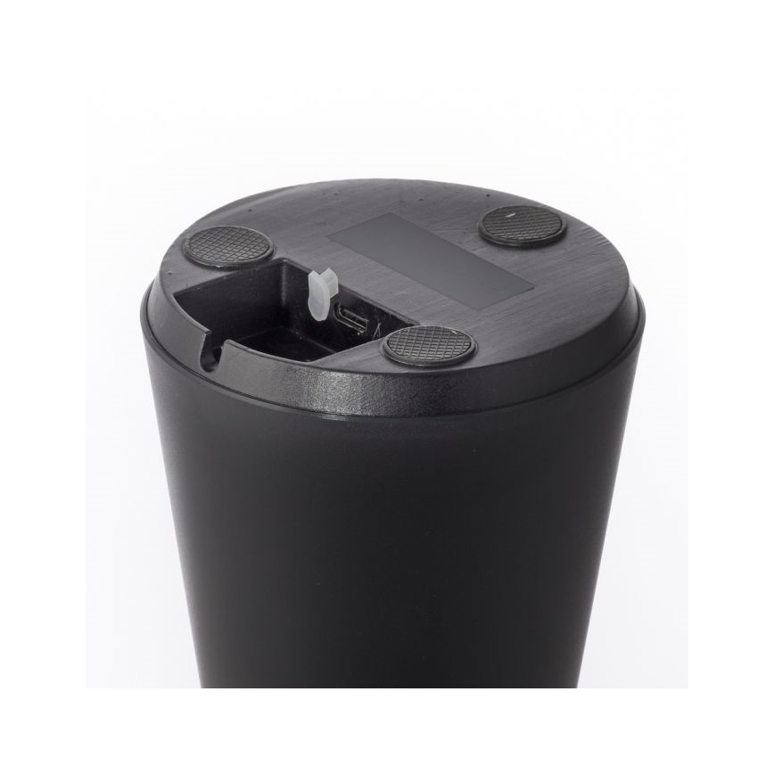 JUST LIGHT. 19260-18 - LED Prigušiva dodirna vanjska lampa ABERA LED/3W/3,7V 2000 mAh USB IP54 crna