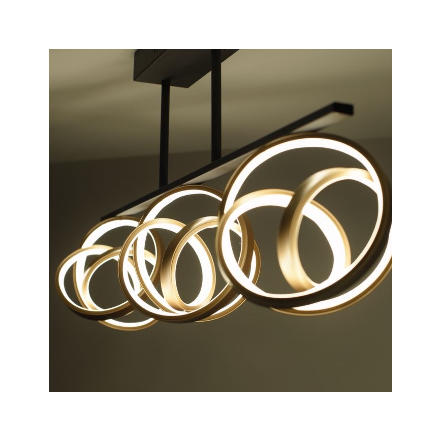 JUST LIGHT. 6245-18 - LED Prigušivi nadgradni luster LOOP 3xLED/11W/230V 2700-5000K + daljinski upravljač
