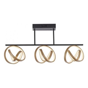 JUST LIGHT. 6245-18 - LED Prigušivi nadgradni luster LOOP 3xLED/11W/230V 2700-5000K + daljinski upravljač