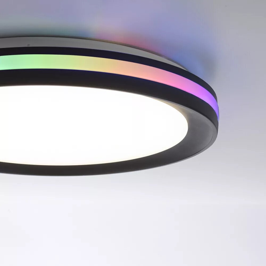 JUST LIGHT. 7509018 - LED RGBW Prigušiva stropna svjetiljka GANGES LED/24W/230V 2700-5000K + daljinski upravljač