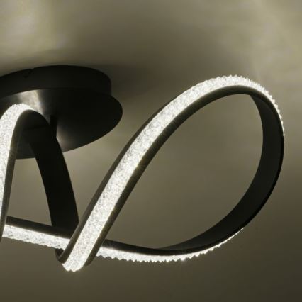 JUST LIGHT. 8475-18 - LED Prigušivi nadgradni luster BRILLA LED/29W/230V crna