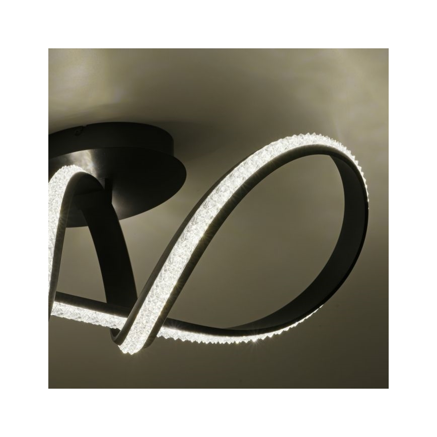 JUST LIGHT. 8475-18 - LED Prigušivi nadgradni luster BRILLA LED/29W/230V crna