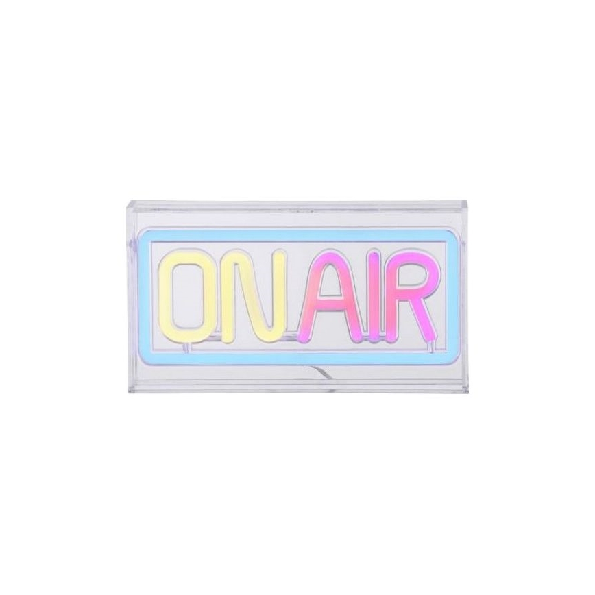 JUST LIGHT. 85013-70 - LED Neonska stolna dekoracija NEON LED/4W/5V On Air