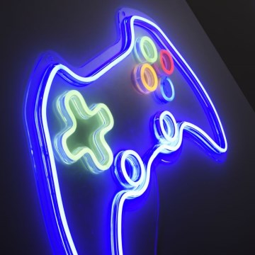 JUST LIGHT. 85022-70 - LED Neonska zidna dekoracija NEON 1xLED/6,5W/5V gamer