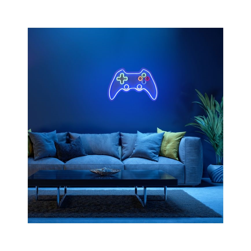 JUST LIGHT. 85022-70 - LED Neonska zidna dekoracija NEON 1xLED/6,5W/5V gamer