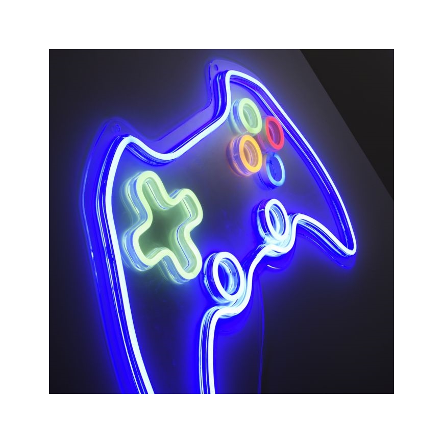 JUST LIGHT. 85022-70 - LED Neonska zidna dekoracija NEON 1xLED/6,5W/5V gamer