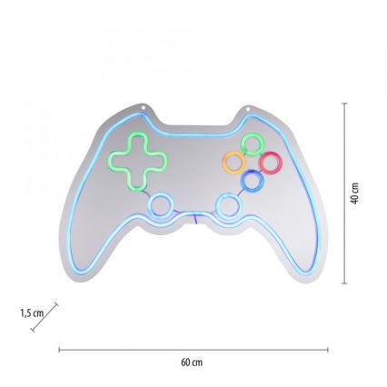JUST LIGHT. 85022-70 - neonska LED zidna dekoracija NEON LED/6,5W/5V za gamere