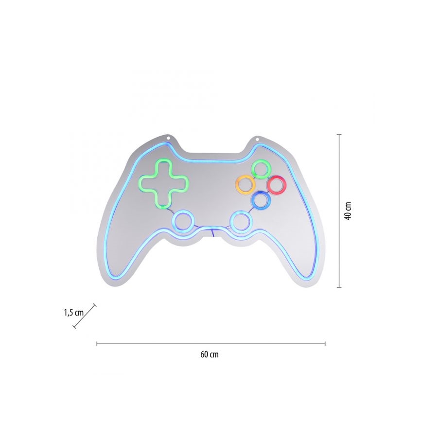 JUST LIGHT. 85022-70 - neonska LED zidna dekoracija NEON LED/6,5W/5V za gamere
