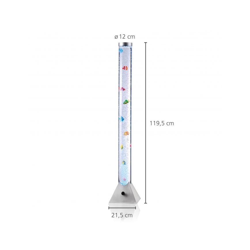 JUST LIGHT. 85106-55 - LED RGB Dekorativni podna lampa AVA 12xLED/0,06W/230V