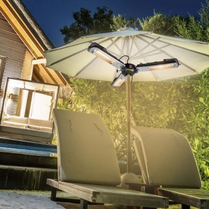JUST LIGHT. 99513-18 - Vanjska grijalica GLOW 3x650W/1300W/2000W/230V IP34