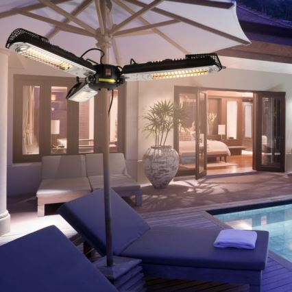 JUST LIGHT. 99513-18 - Vanjsko grijaće tijelo GLOW 3x650W/1300W/2000W/230V IP34