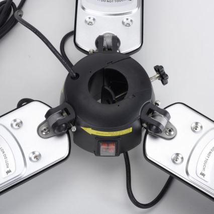 JUST LIGHT. 99513-18 - Vanjsko grijaće tijelo GLOW 3x650W/1300W/2000W/230V IP34
