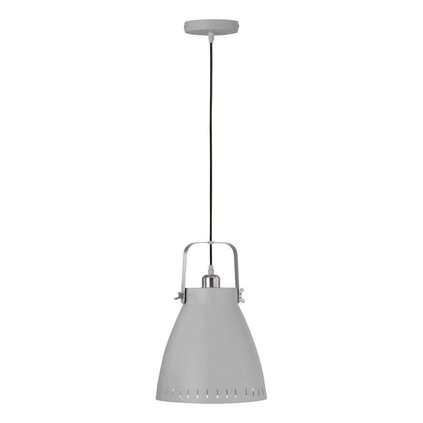JUST LIGHT. L11160-16 - Luster na sajli EVA 1xE27/60W/230V pr. 26,5 siva