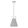 JUST LIGHT. L11160-16 - Luster na sajli EVA 1xE27/60W/230V pr. 26,5 siva