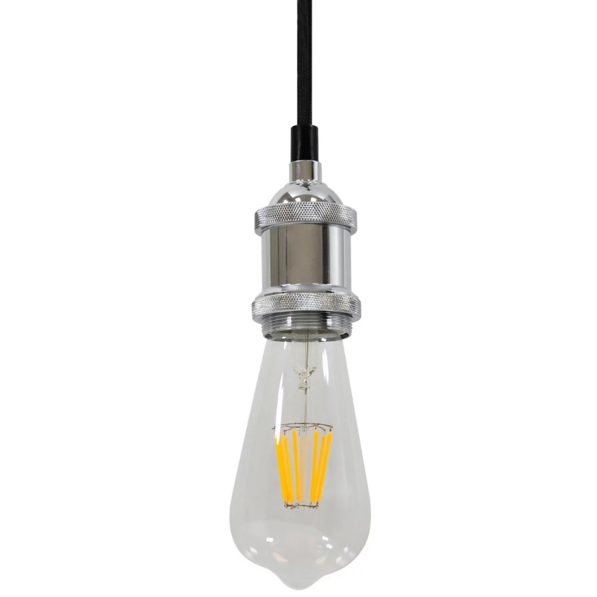 Kabel za napajanje 1xE27/20W/230V sjajni krom