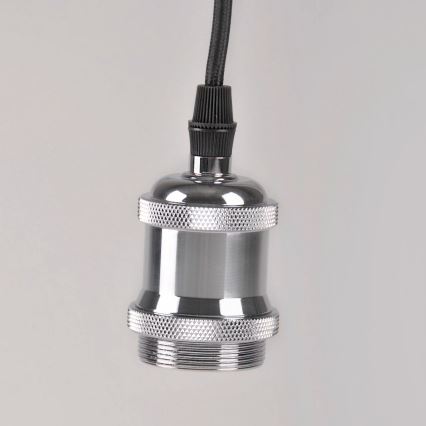 Kabel za napajanje 1xE27/20W/230V sjajni krom