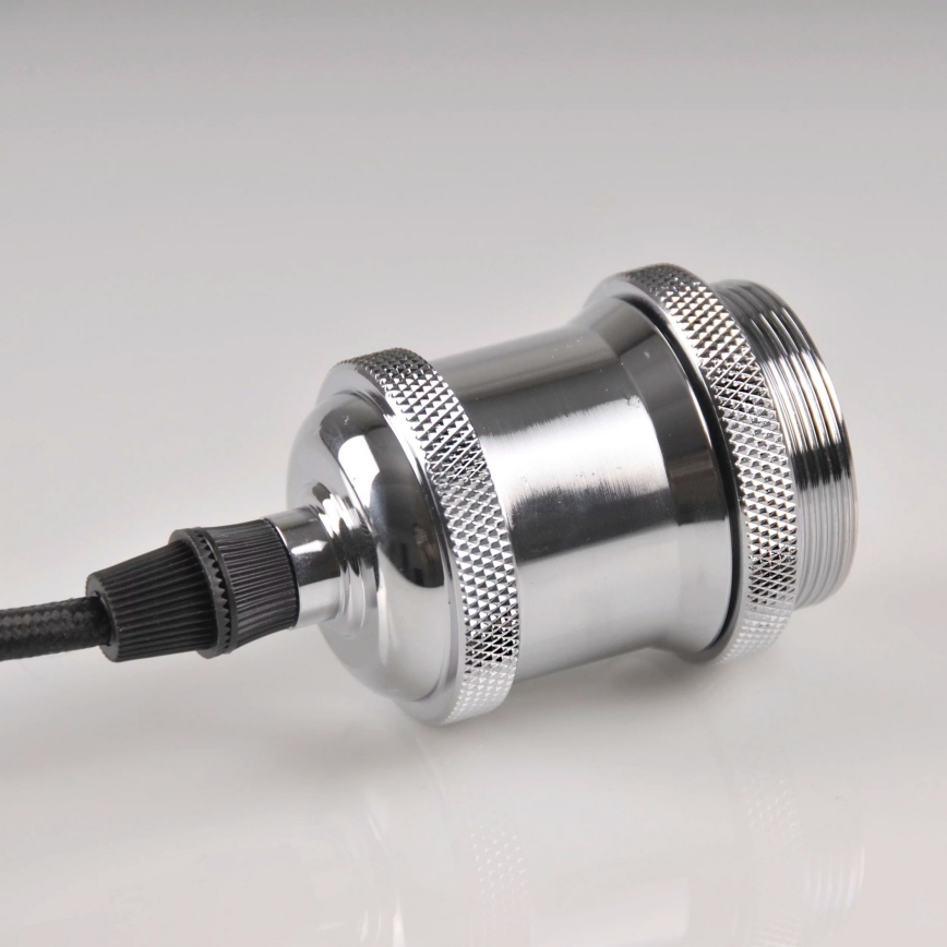 Kabel za napajanje 1xE27/20W/230V sjajni krom