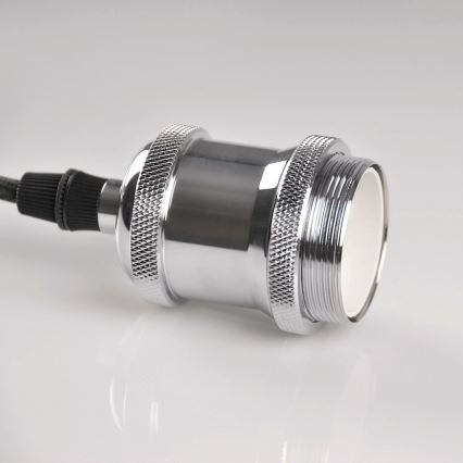 Kabel za napajanje 1xE27/20W/230V sjajni krom