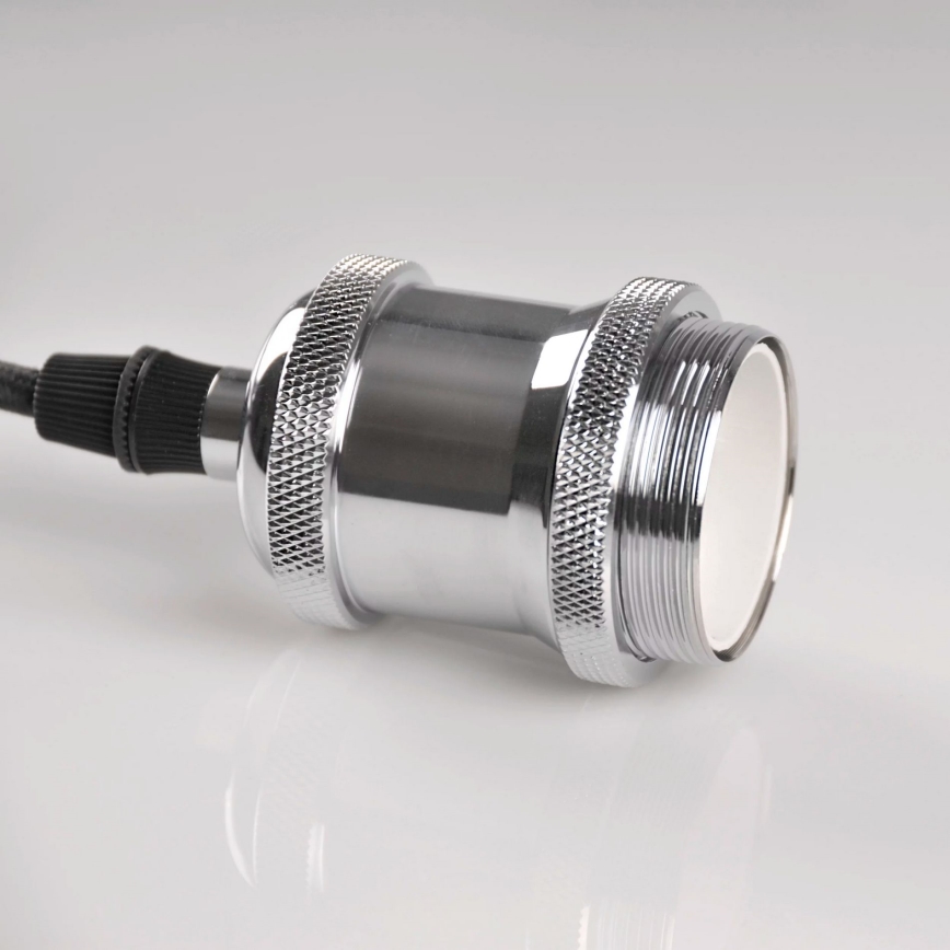 Kabel za napajanje 1xE27/20W/230V sjajni krom