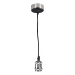 Kabel za napajanje 1xE27/20W/230V sjajni krom