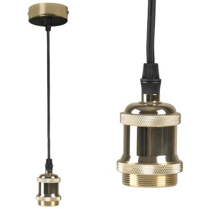 Kabel za napajanje 1xE27/20W/230V zlatni