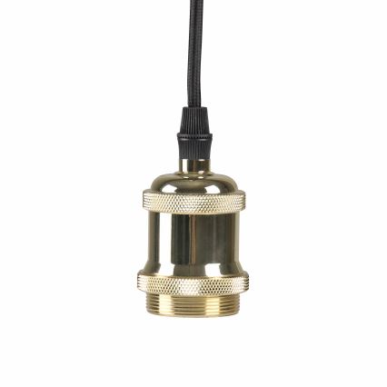 Kabel za napajanje 1xE27/20W/230V zlatni