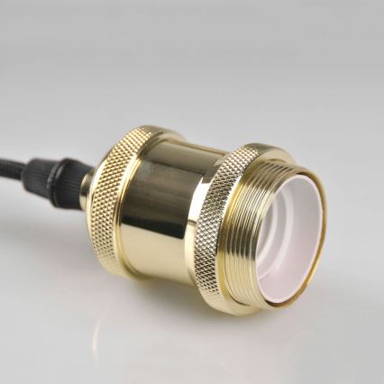 Kabel za napajanje 1xE27/20W/230V zlatni