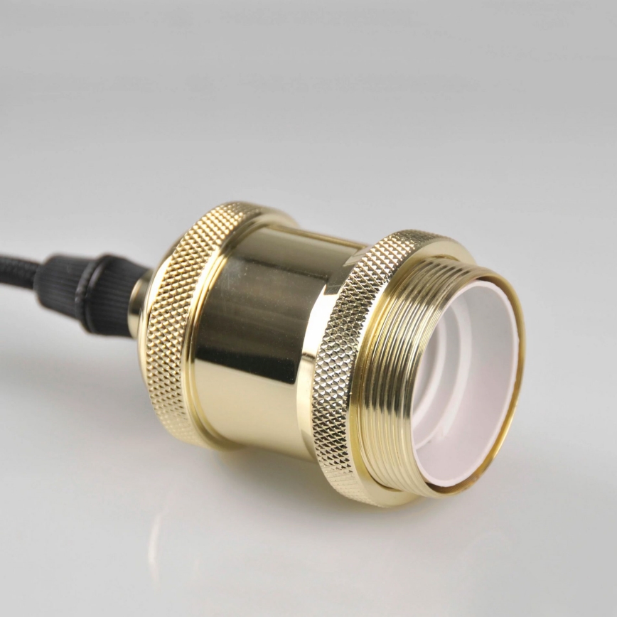 Kabel za napajanje 1xE27/20W/230V zlatni