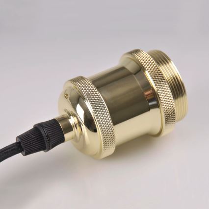 Kabel za napajanje 1xE27/20W/230V zlatni