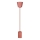 Kabel za napajanje 1xE27/60W/230V beton/crvena