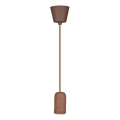 Kabel za napajanje 1xE27/60W/230V beton/smeđa