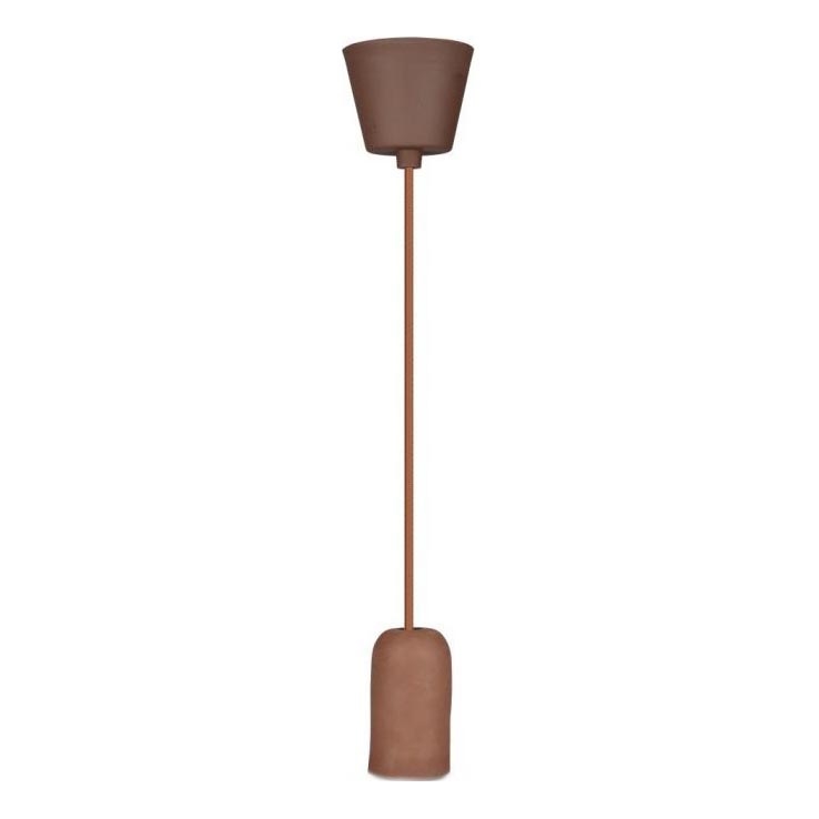 Kabel za napajanje 1xE27/60W/230V beton/smeđa