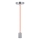 Kabel za napajanje 1xE27/60W/230V narančasta/sjajni krom