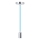 Kabel za napajanje 1xE27/60W/230V plava/sjajni krom