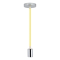 Kabel za napajanje 1xE27/60W/230V žuta/sjajni krom