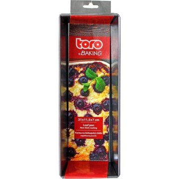 Kalup za kruh TORO 31x11,5 cm crni