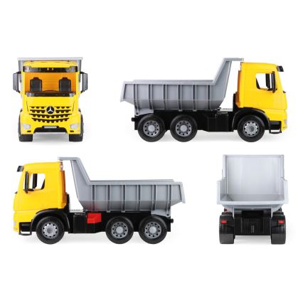 Kamion s kipom Mercedes GIGA TRUCKS 65 cm žuti/sivi