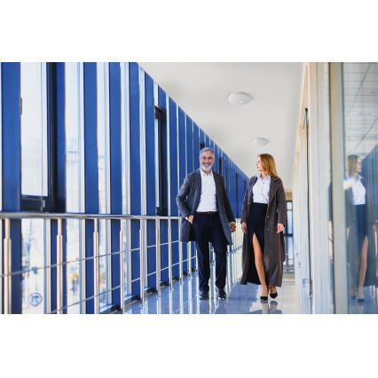 LED stropno svjetlo s integriranim senzorom pokreta i sumraka FOGLER LED/24W/230V Ø 38 cm