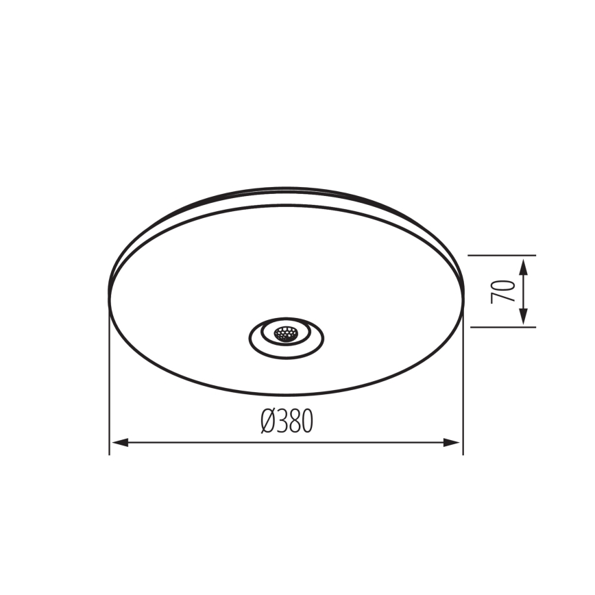 LED stropno svjetlo s integriranim senzorom pokreta i sumraka FOGLER LED/24W/230V Ø 38 cm