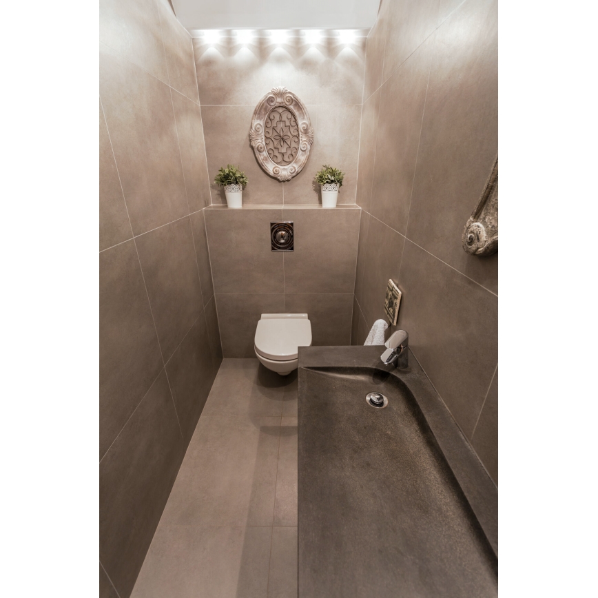 LED Vanjska ugradbena svjetiljka IMBER LED/1W/12V 4000K pr. 3 cm 30 lm IP65 crna