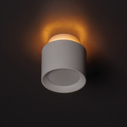 LED ugradna svjetiljka SONOR LED/6W/230V 3000/4000/5700K + LED/1,5W 2200K Ø 9 cm bijela