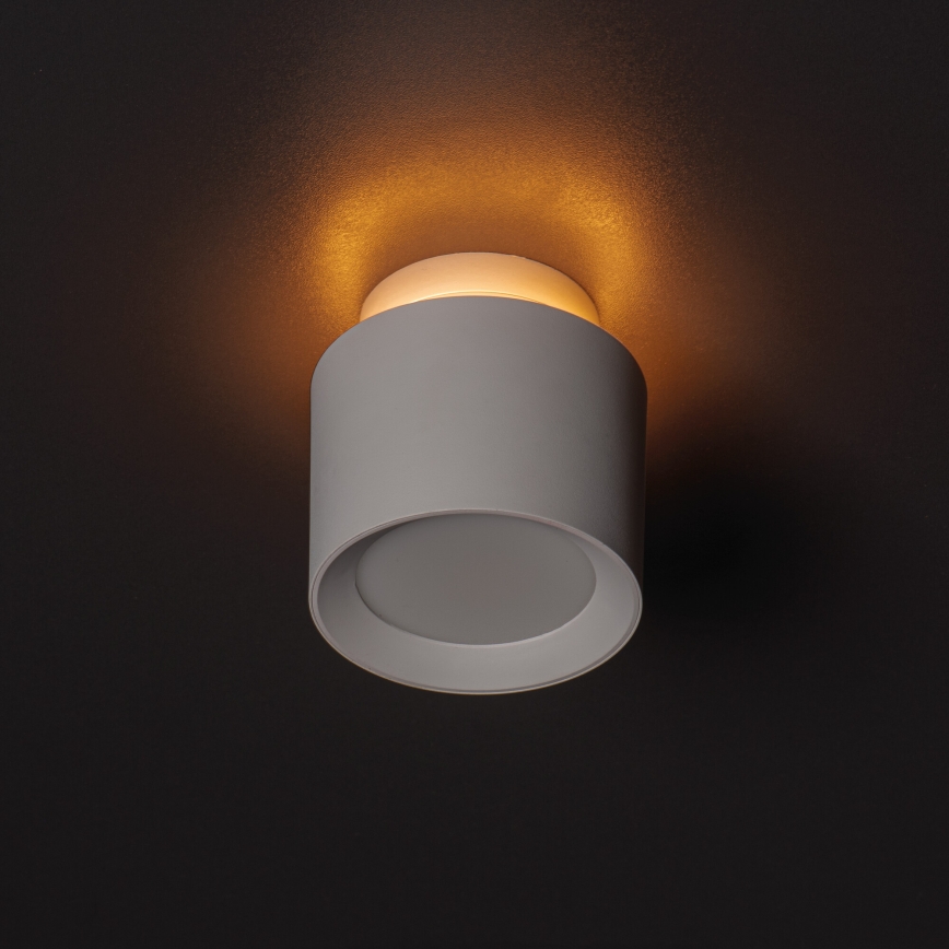 LED ugradna svjetiljka SONOR LED/6W/230V 3000/4000/5700K + LED/1,5W 2200K Ø 9 cm bijela