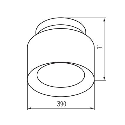 LED ugradna svjetiljka SONOR LED/6W/230V 3000/4000/5700K + LED/1,5W 2200K Ø 9 cm bijela