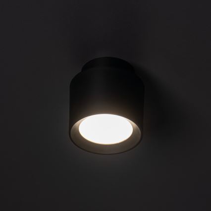 LED spot svjetiljka SONOR LED/6W/230V 3000/4000/5700K + LED/1,5W 2200K pr. 9 cm crna